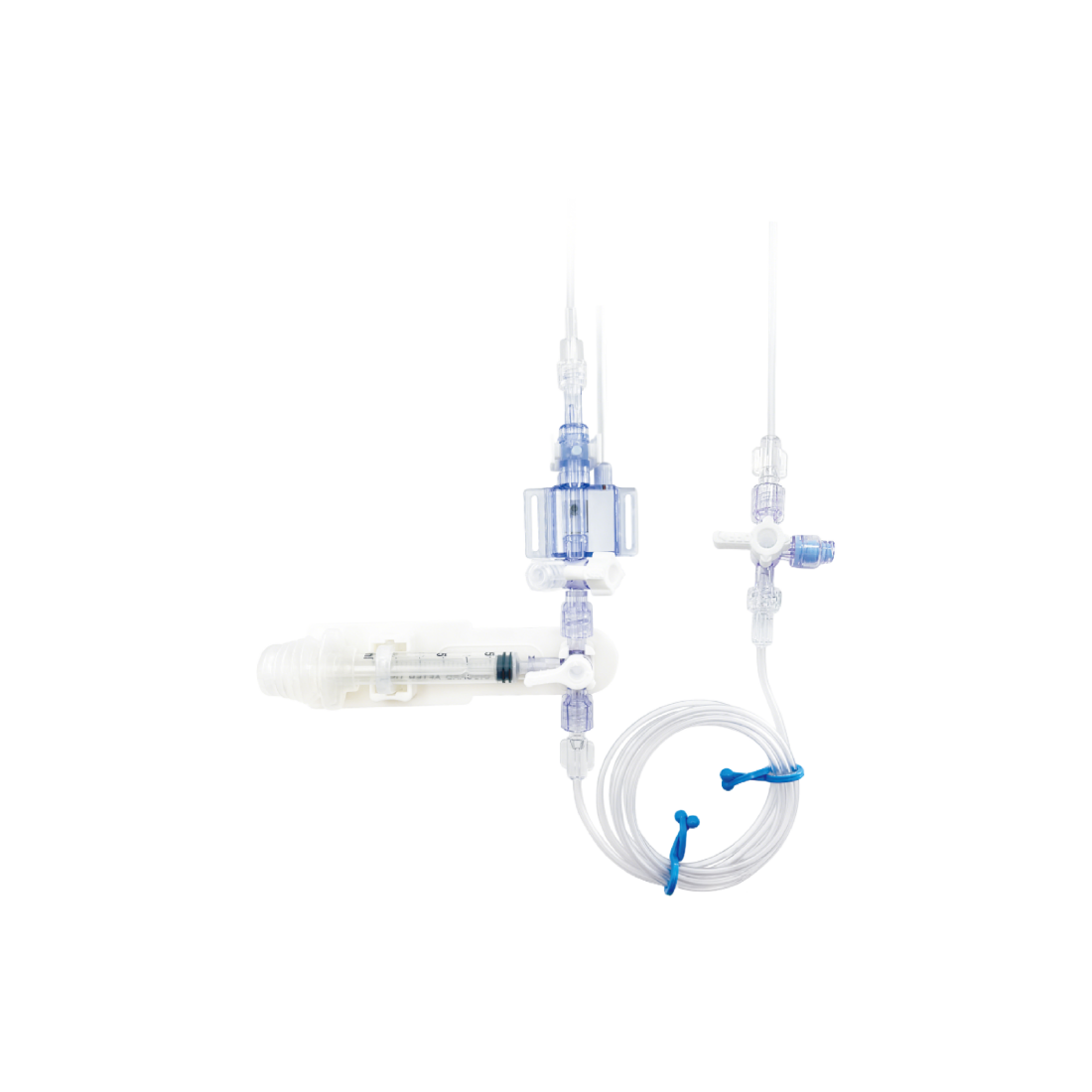 Blood Pressure Transducer- with Closed Needle-less Blood Collection System